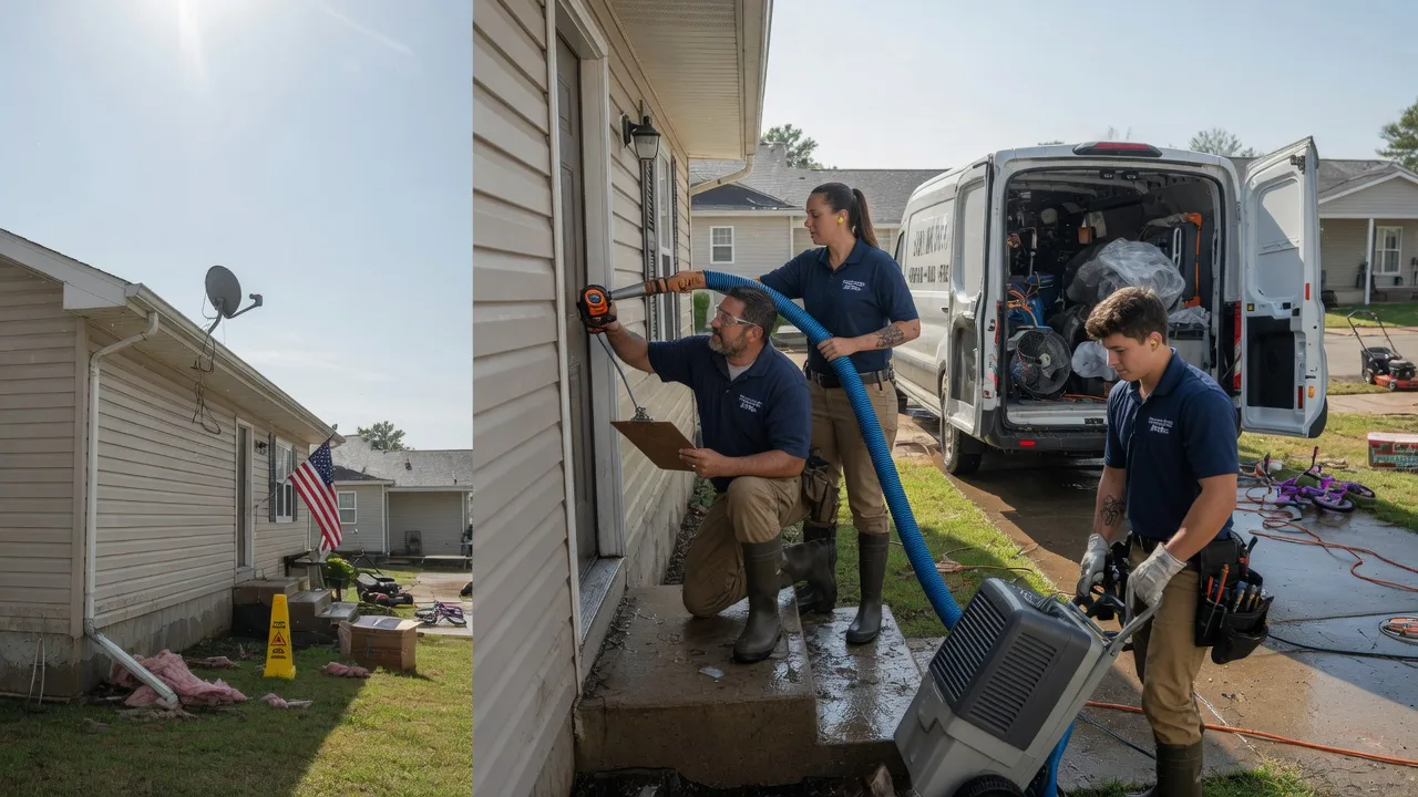 Ceiling Water Damage Restoration in Lavon, TX near me
